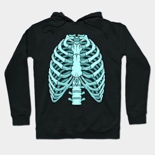 Rib Cage (Teal) Hoodie